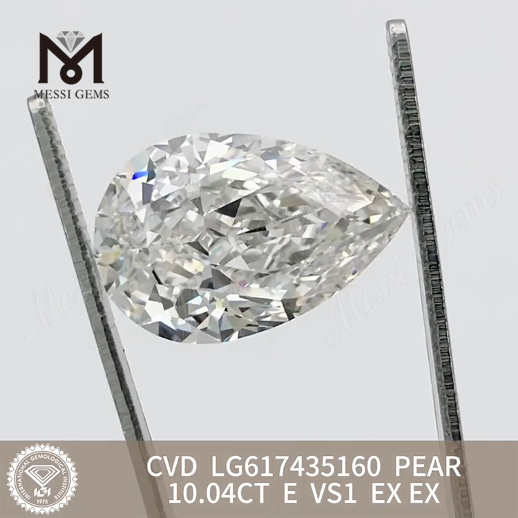 Kaufen Sie 10,04 CT E PEAR VS1 CVD Diamant Budget Friendly Brilliance丨Messigems CVD LG617435160