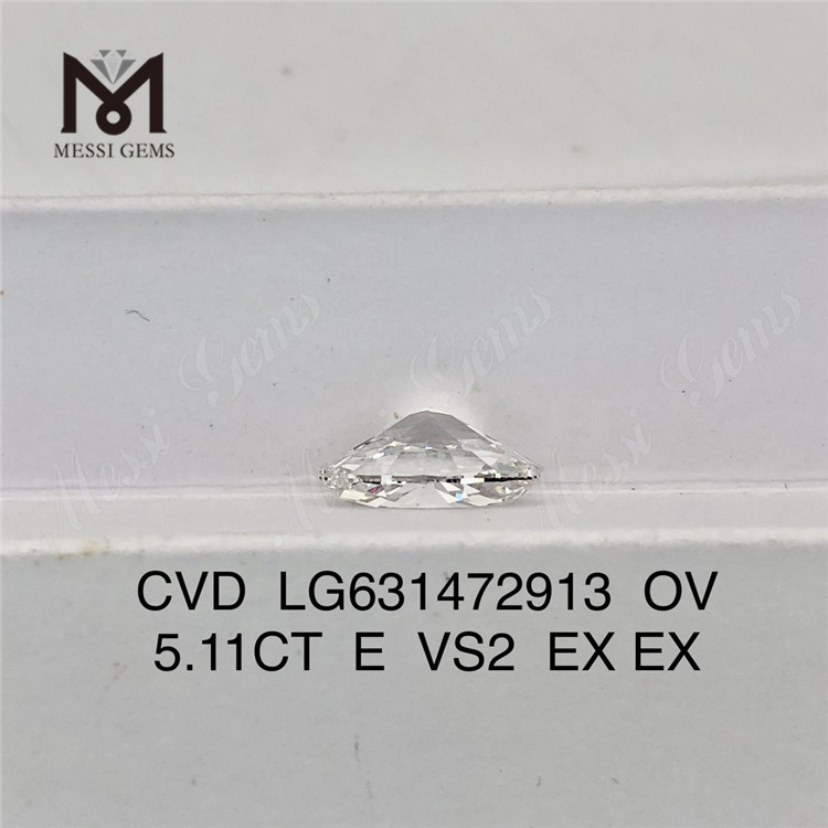 5,11 CT E OV VS2 CVD-Labor-Diamanten LG631472913丨Messigems