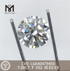 7,08 CT F VS2 ID, große, im Labor hergestellte Diamanten, CVD LG640479450丨Messigems 