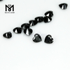 Großhandelspreis Herzschliff 5 x 5 mm schwarze Zirkonia-Steine