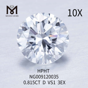 0,815 Karat D VS1 runde, im Labor hergestellte Diamanten, Preis 3EX