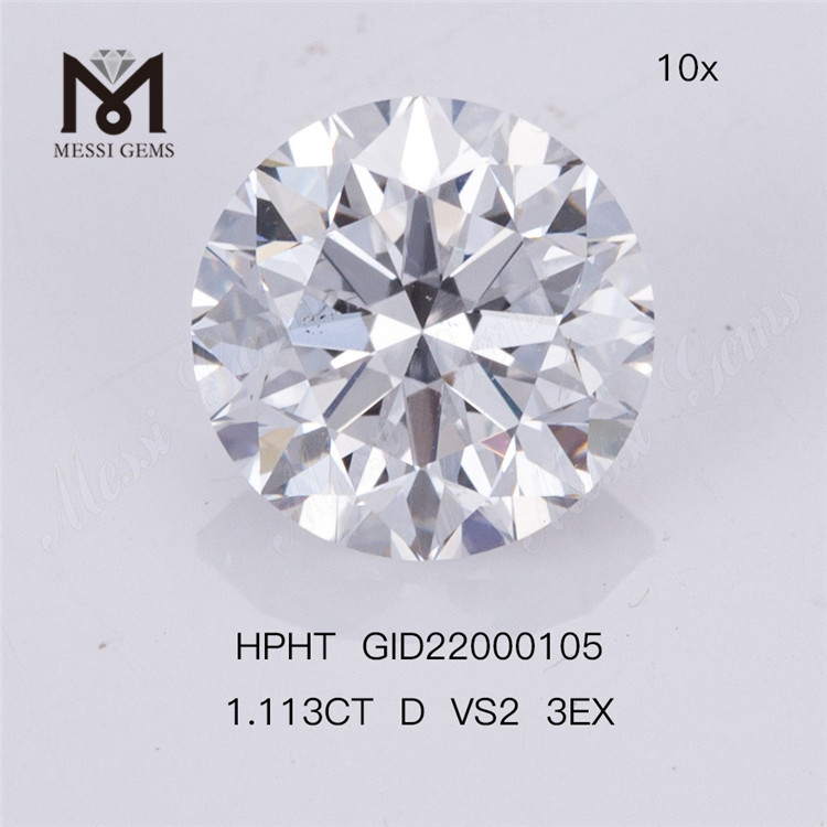 1,113 ct HPHT-Diamant D VS2 3EX Preis pro Karat synthetischer Diamant
