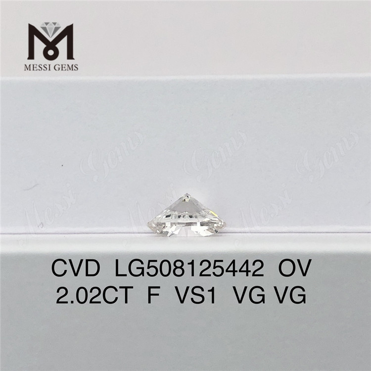2,02 CT F VS synthetische Diamanten CVD-Labordiamant zum Großhandelspreis