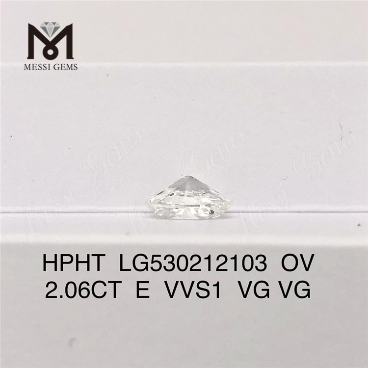 2,06 CT E VVS1 VG VG Labordiamant HPHT OV Labordiamant 
