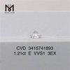 1,21 ct VVS-Labordiamant zum Fabrikpreis E 3EX CVD-Diamant zum Verkauf