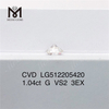 1,04 ct G meistverkaufter loser CVD-Labordiamant vs. 3EX runder Labordiamant zum Neupreis