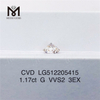 1,17 ct G rd cvd Labordiamant 3EX vvs billiger künstlicher Diamant zum Fabrikpreis