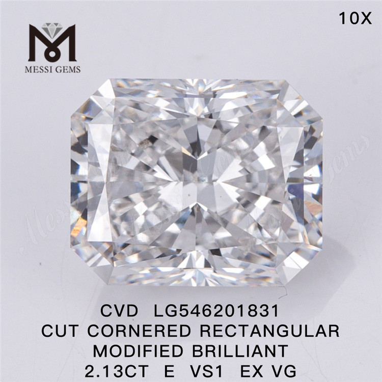 2,13 CT E VS lose Diamanten im Großhandel EX VG RECTANGULAR cvd Diamanten zu verkaufen