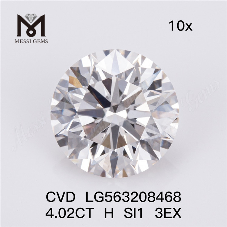 4,02 CT H SI1 3EX CVD im Labor gezüchteter Diamant IGI