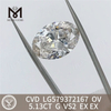 5,13 CT OV Form G VS2 EX EX Online-Labordiamanten CVD LG579372167 