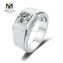 Großhandel 925 Sterling Silber Ring Moissanite Mann Ringe Paar Ring Schmuck für Männer