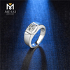 Fabrik Großhandelspreis 925 Moissanite Silber Schmuck Ringe Mann Moissanite Ring für Männer