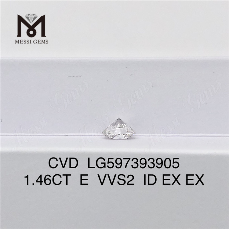 1,46 CT E VVS2 ID EX EX im Labor gezüchteter CVD-Diamant für atemberaubende Designs LG597393905 