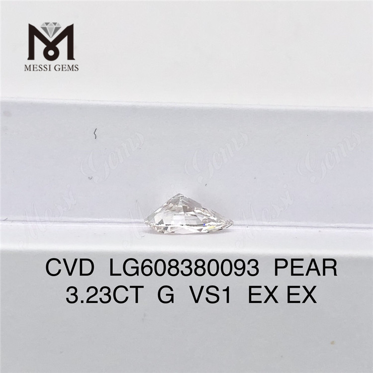3,23 ct IGI-Zertifikat für Diamanten in VS-Qualität, erschwingliche CVD-Diamanten für Schmuckdesigner丨Messigems LG608380093
