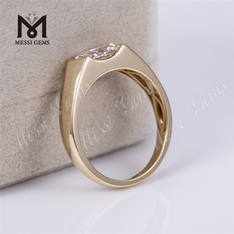 Marquise-Moissanit-Ring