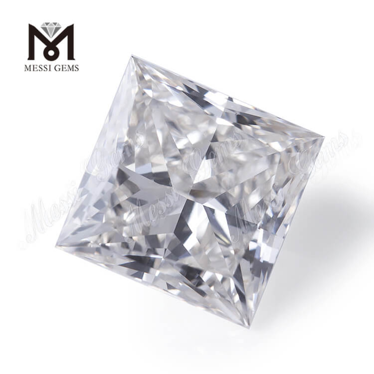 2,003 ct quadratischer weißer Lab-Grown-Diamant, loser Lab-Grown-Diamant im Princess-Schliff