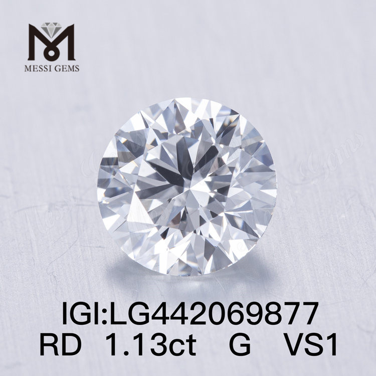 1,13 Karat G VS1 Runde BRILLIANT IDEAL 2EX künstlich gezüchtete Diamanten