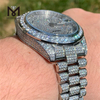 Maßgeschneiderte Luxus-Damenuhr mit Moissanit-Diamant