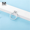 Messi Gems Single Stone Moissanite 925 Sterling Silber Ring zum Verkauf