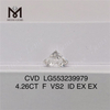 4,26 CT F VS2 ID EX EX Labordiamant RD Labordiamant CVD