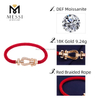 Moissanit Armband Roségold Damen Schmuck Geschenkkette Party Unisex OEM Modisches Armband
