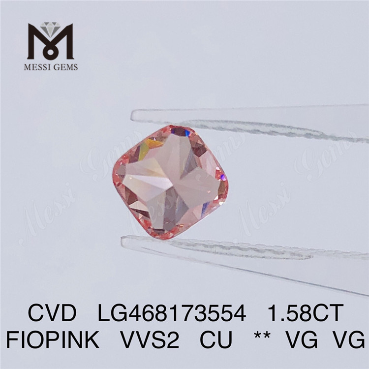 1,58 CT FIOPINK VVS2 CU VG VG CVD Labordiamantlieferant LG468173554