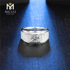 925 Sterling Silber Schmuck Mann Ring in Silber Beste Qualität Moissanite Ringe für Mann