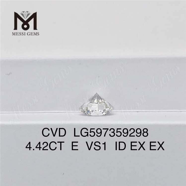 4.42CT E VS1 ID 4ct CVD Diamant Umweltfreundlich Brilliance LG597359298 丨Messigems