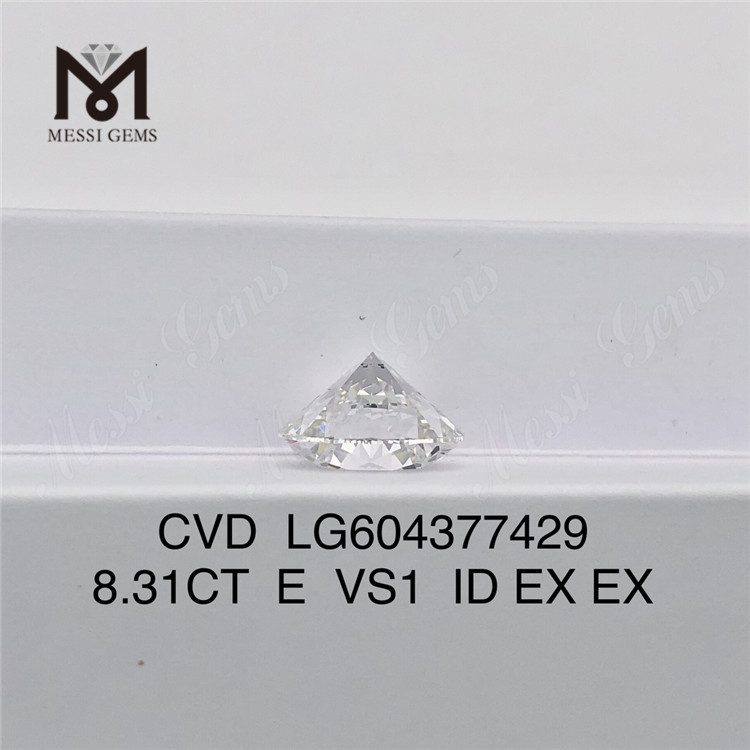 8,31 ct Igi-Diamant E VS1 ID Großhandel mit CVD-Labordiamanten zu unschlagbaren Preisen LG604377429丨Messigems
