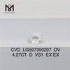 4,27 CT D VS1 EX EX Hochwertige OV CVD-Diamanten für Großabnehmer CVD LG597359297丨Messigems