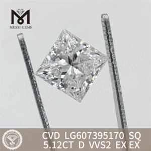 5,12 CT D SQ VVS2 im Labor gezüchteter Diamant, China CVD IGI LG607395170