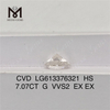 7ct HS Labordiamanten bester Qualität CVD LG613376321丨Messigems