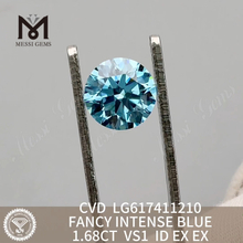2,01 CT VS1 FANCY INTENSE BLUE synthetische Diamanten zu verkaufen丨Messigems CVD LG617411211