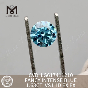 2,01 CT VS1 FANCY INTENSE BLUE synthetische Diamanten zu verkaufen丨Messigems CVD LG617411211