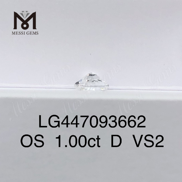1,00 Karat D VS2 Clarity Grade OVAL Labordiamanten HPHT