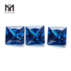 Hochwertige quadratische Form 12 * 12 mm blauer Topas CZ Zirkonia Stein Preis