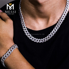 20 Zoll bis 24 Zoll Mens Silver Günstige Cuban Link Halskette zum Verkauf