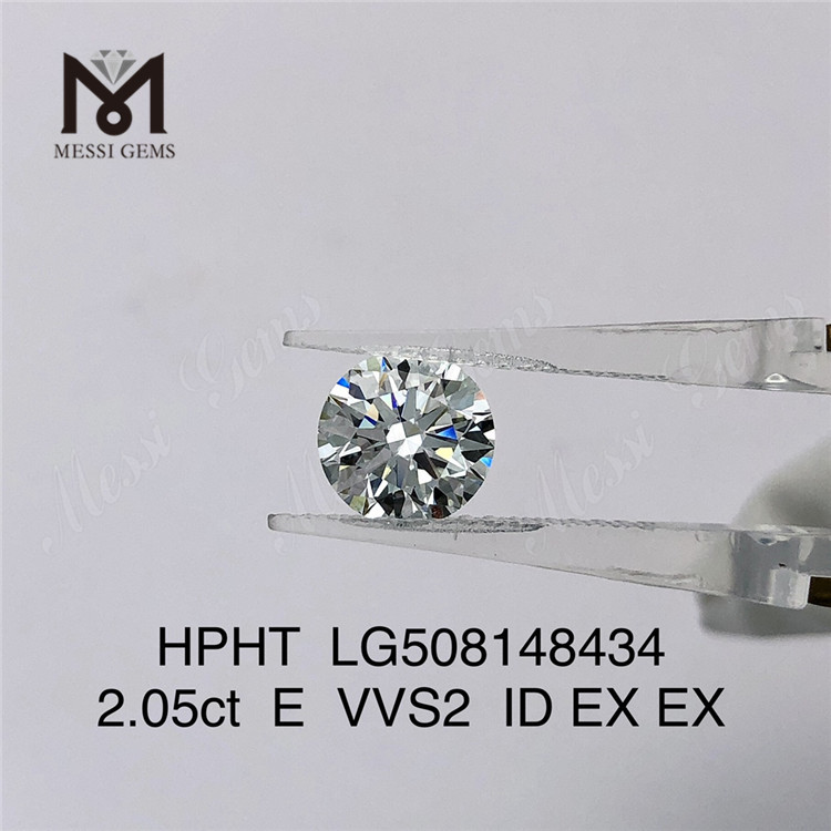 2,05 CT E VVS-Labordiamanten RD-Schliff HPHT-Diamanten zum Großhandelspreis