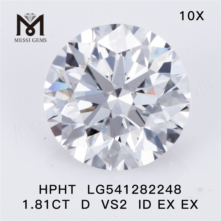 1,81 ct D VS2 IDEAL, Herstellerpreis für runde, im Labor gezüchtete Diamanten
