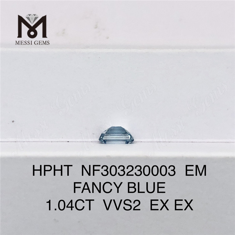 1,04 CT FANCY BLUE VVS2 EX EX EM Großhandelslabor erstellte Diamanten HPHT NF303230003