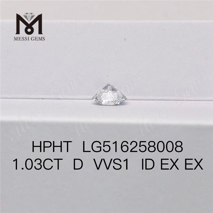 RD D VVS1 1,03 Karat im Labor gezüchteter HPHT-Diamant, lose synthetische Diamanten