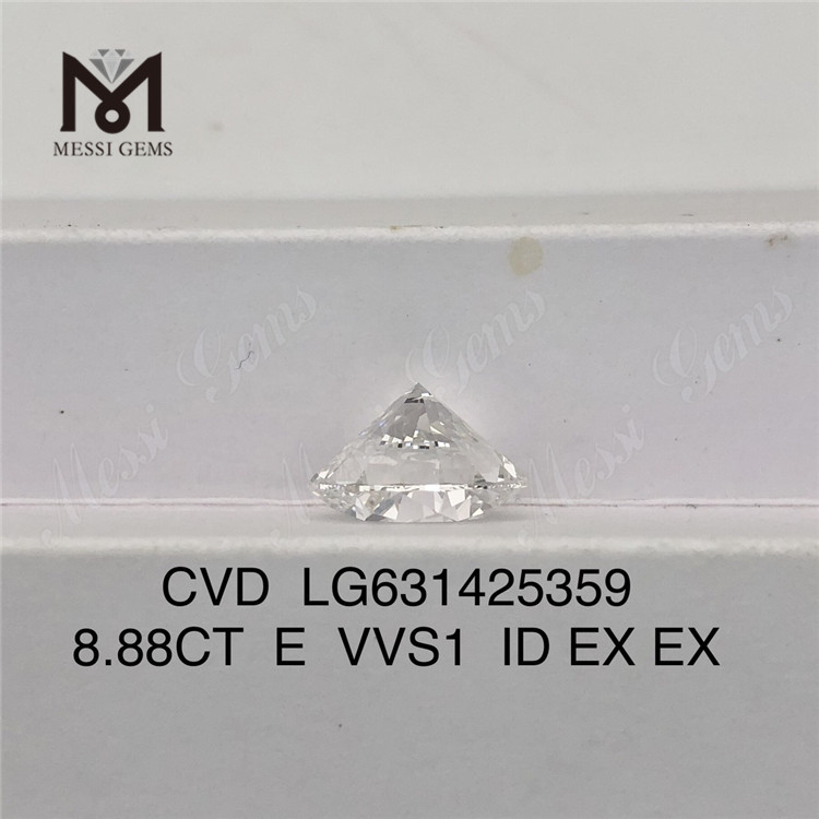 8,88 CT E VVS1 ID im Labor gezüchtete Diamanten CVD LG631425359丨Messigems 