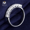 18K Weißgold Classics Design Diamant-Eternity-Ring Goldschmuck Damen Geschenk
