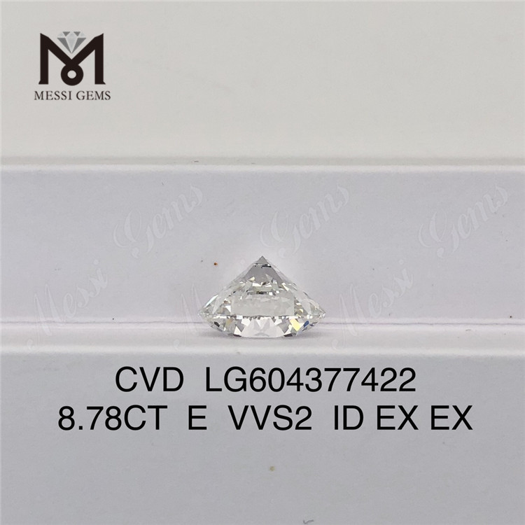 8,78 CT E VVS2 ID vvs cvd Diamant für Designer LG604377422丨Messigems