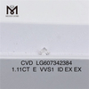 1,11 CT E VVS1 ID-Kosten für 1 Karat im Labor gezüchteter Diamant CVD für Großeinkäufe丨Messigems LG607342384